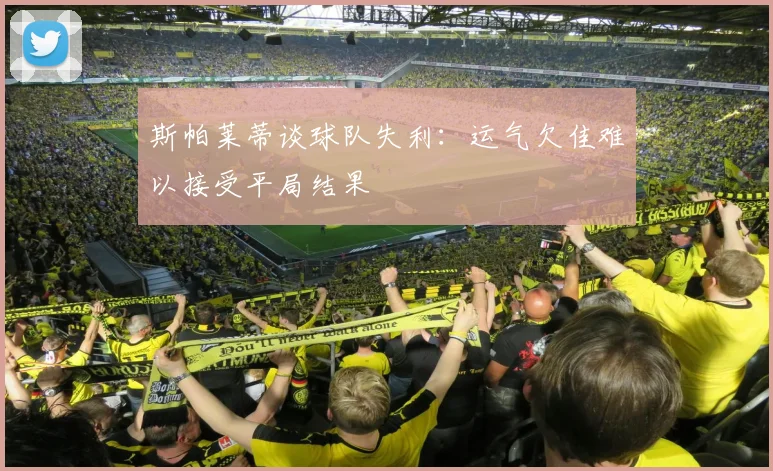 斯帕莱蒂谈球队失利：运气欠佳难以接受平局结果